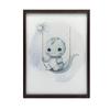 Dinazaur Na Huśtawce Dinazaur Na Huśtawce, 50X70 Cm, Rama Aluminiowa Czarna, Papier Matowy 230 Gsm