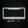 1/2Pcs 31*16cm Car Bling Crystal License Plate Frame Women Rhinestone License Plate Frame Cover Holder Car Accessories