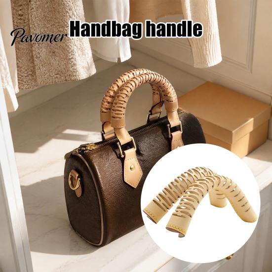 Handtaschengriff-Abdeckung 2 Stück Kunstleder Handtaschen-Abdeckung, Fleckenresistente Handtaschen Schutzhülle Protector Wickelhülle, Universelles Tote Bag Zubehör