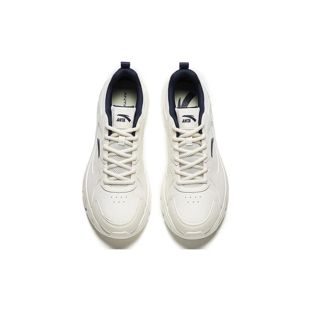 Anta Comfortable Versatile Durable Lightweight Low-Top Running Shoes Men Sneaker White 912345580-10