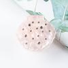 Hair Claw Shell Shape Rhinestones Inlaid Hair Clip Anti-slip Teeth Strong Grip Acrylic Small Hair Clip Styling Hair Accessory