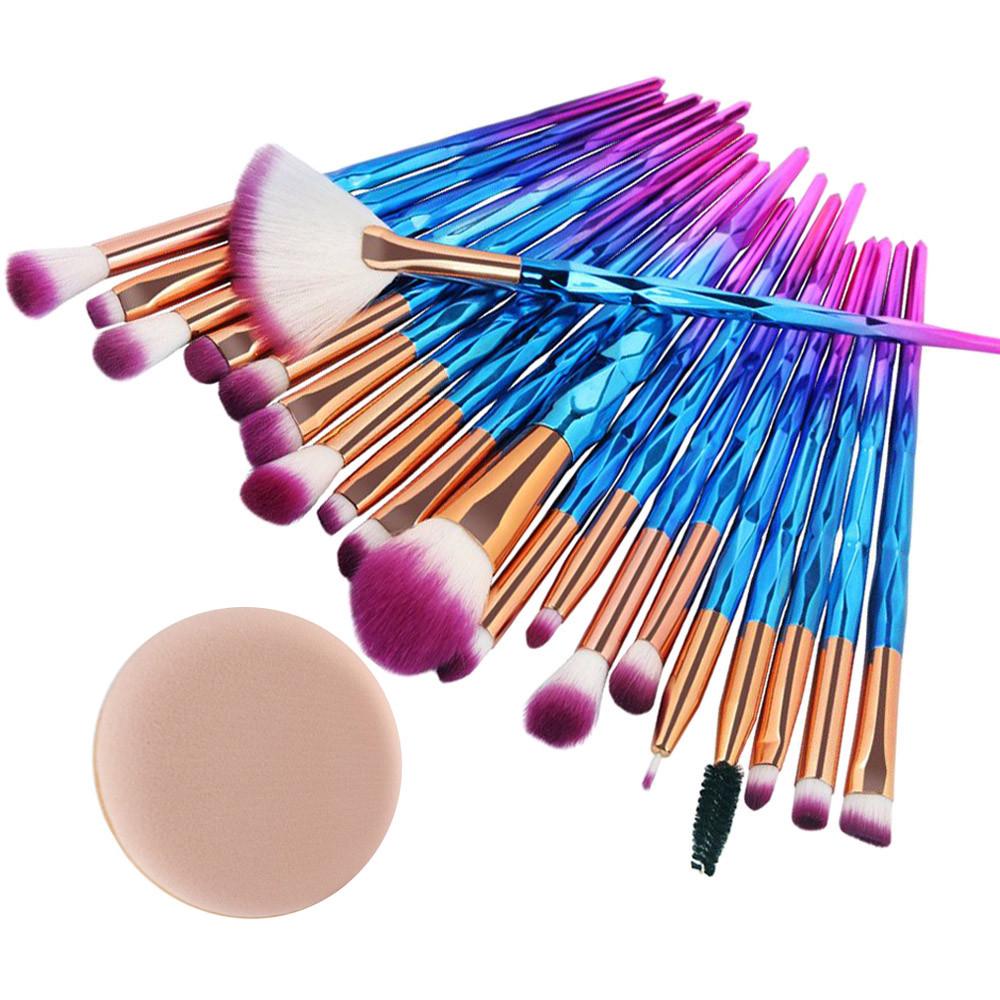 20PCS Make Up Foundation Eyebrow  Blush Cosmetic Concealer Brushes