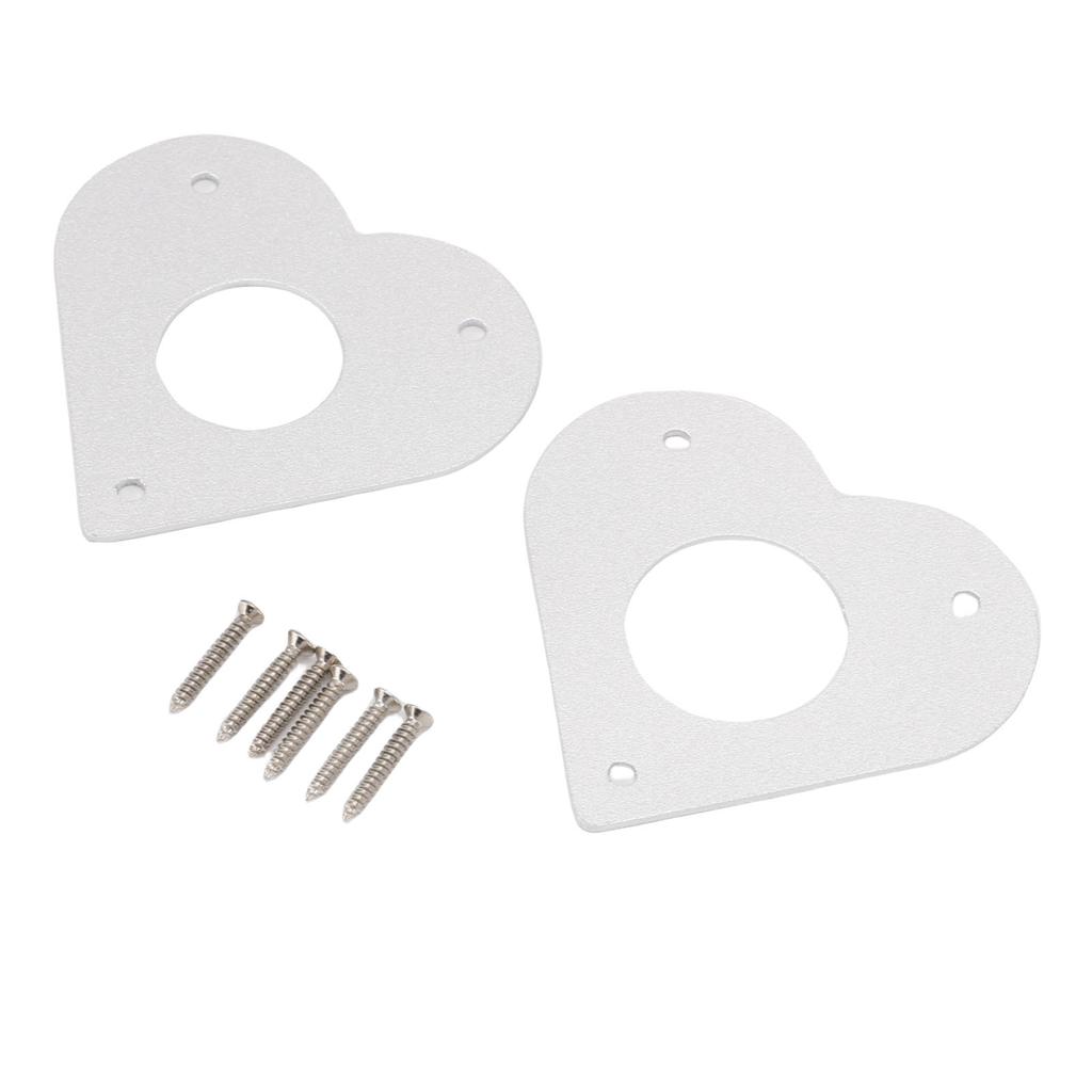 Bird House Guard Metal Portal Aluminum 28mm 32mm Diameter Hole Heart Shape Metal Bird House Guard