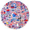 100 American Independence Day Stickers US President Independence Day Stickers Love Hat National Flag Decorative Stickers