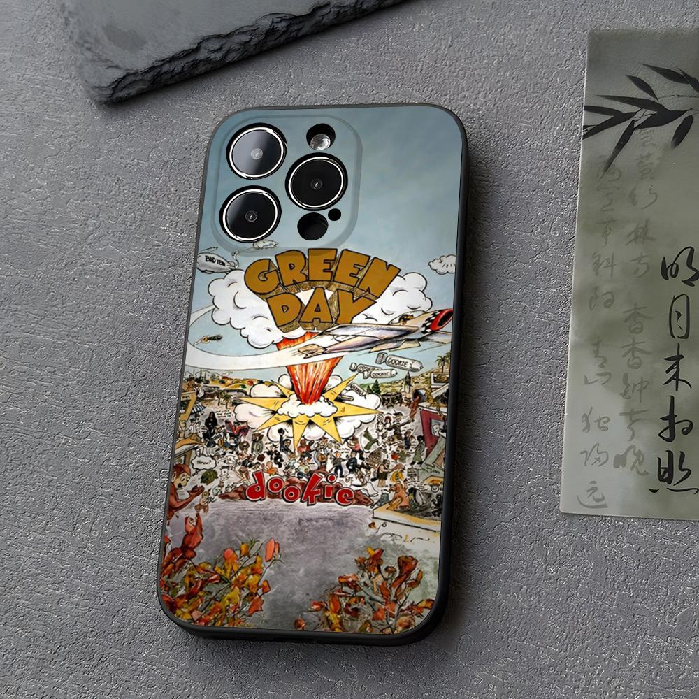 

Band Green Day Phone Case Funda For Iphone 13 17 16 11 15ProMax 14 12 Pro Xs Max Mini Xr X 7 8 6 6s Plus Covers iPhone 12 Pro Max
