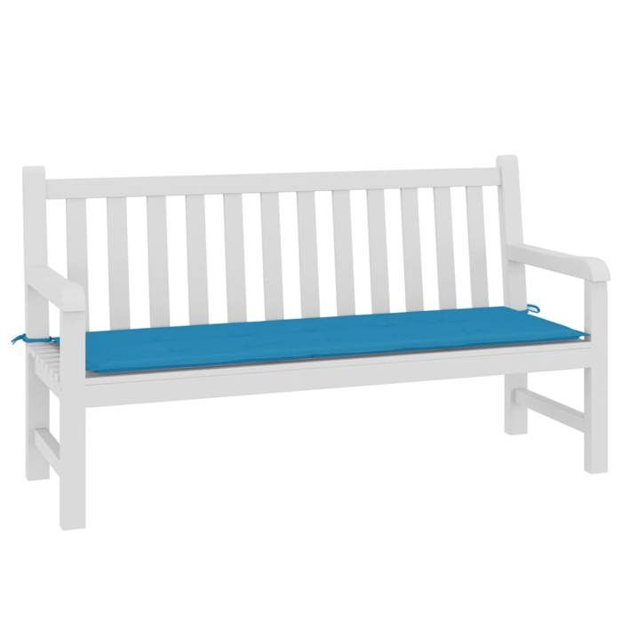 VidaXL Garden Bench Cushion Blue 150x50x3 Cm Oxford Fabric 43203