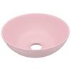 VidaXL Lavabo de Salle de Bain Rond Vasque à Poser de Toilette Lave-mains de Cuisine Salle Cosmétique Maison Intérieur 146977