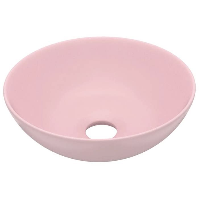 VidaXL Lavabo de Salle de Bain Rond Vasque à Poser de Toilette Lave-mains de Cuisine Salle Cosmétique Maison Intérieur 146977