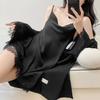 New product solid color suspender light luxury sexy small lace thunder lace nightdress women's slim home nightdress