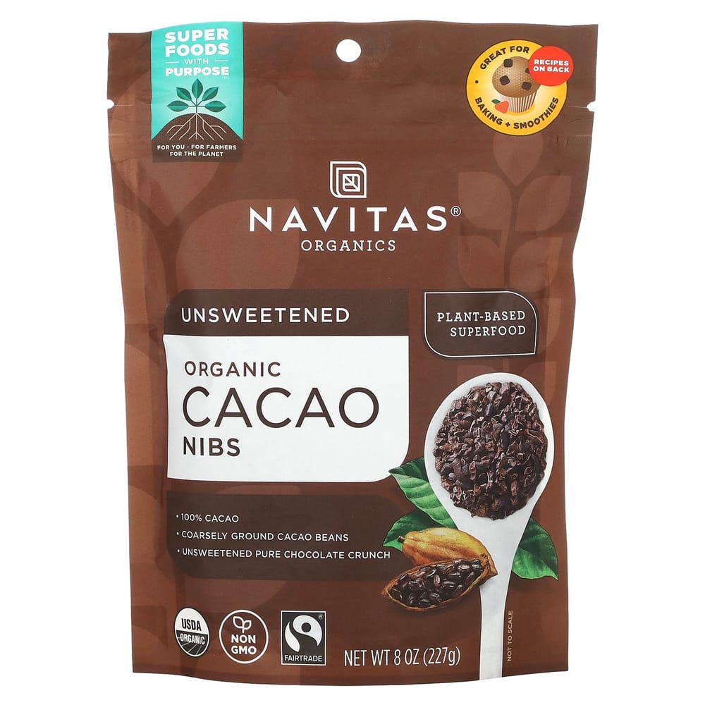 Navitas Organics Cacao Nibs 8 oz (227 g) 227g - 1 ea