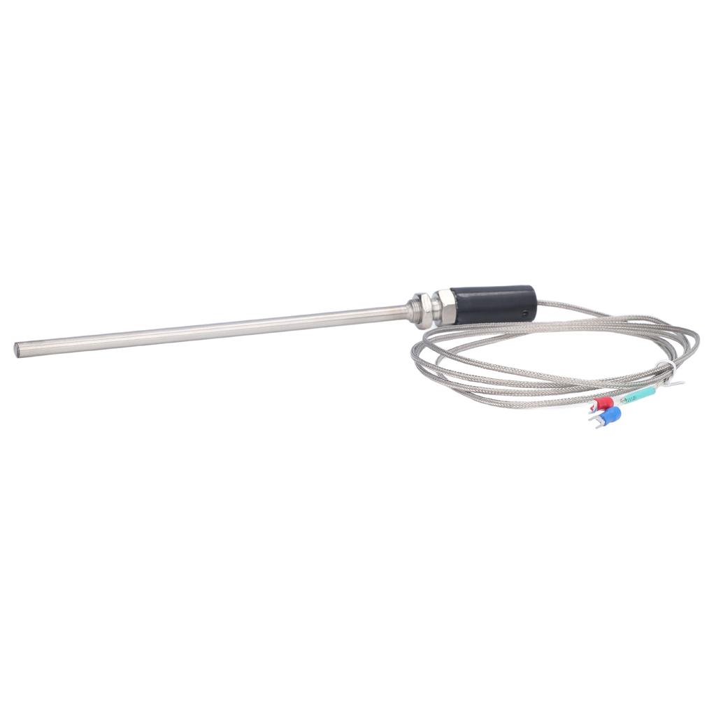 K-Typ Thermoelement Erdung Abgeschirmtes Kabel Temperatursensor Sonde 0-800 ℃ 200mm WRNT-01
