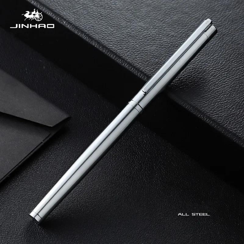 Jinhao 126 Fountain Pen Platinum Luxury Executive Pens 0.5mm/0.38mm Nib Ink Pens Writing Office Supplies Stationery PK 9019
