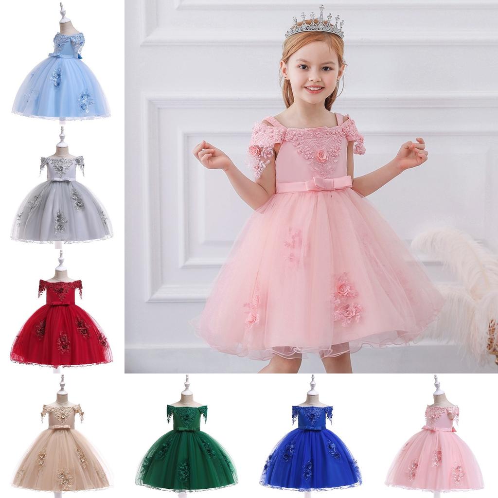 Girls Princess Gown Performance