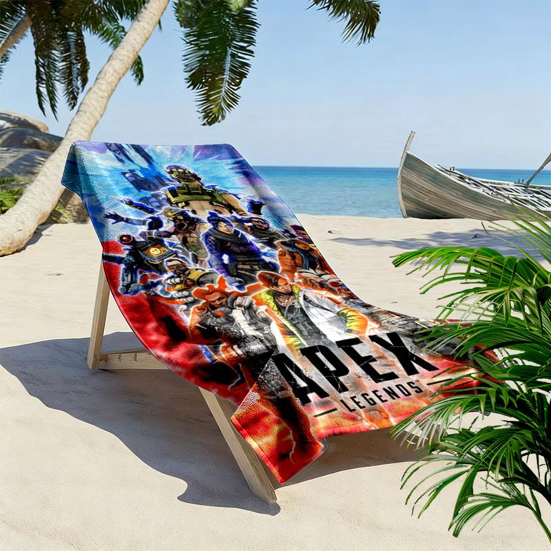 Apex Legends Print Beach Towel, Large Soft Quick Dry Towel for Beach Camping Swimming