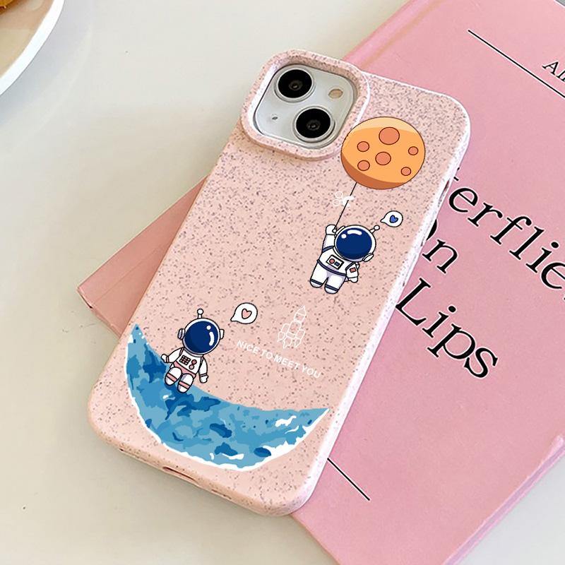 Mobile Phone Cases for iPhone 11 13 XR 15 Pro Max 12 14 Pro Max Case iPhone 16 7 Plus 8 Plus XS Max Degradable and Environmentally Friendly Anti-fall