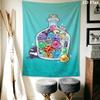 Slime Rancher Wall Tapestry Aesthetic Wall Hanging Printed Fabric Blanket Decorative Tapestries for Bedroom Living Room Home Decor
