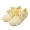 Puma Bella V2 Glam Spring Summer Cool Thin Sole Training Wrinkled Silk Satin Casual Low Top Shoes Unisex Sneakers Spring-Yellow 406796-02