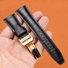 22mm 20mm Genuine Leather Alligator Texture Watch Band for IWC Portofino Men's Watch, Soft Comfortable Replacement Strap, Luxury