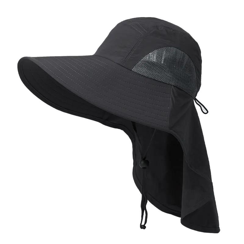 Sun Hat Sun Protection UV Protection Enlarged Breathable Mesh Hat Foldable for Men and Women Fishing Camping Hiking Beach Hat