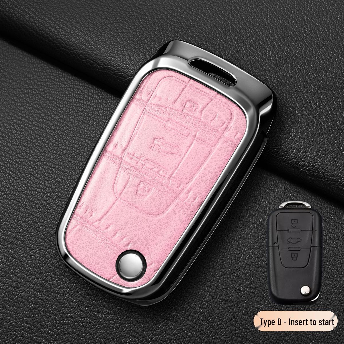 

Crocodile Grain Roewe Key Case for i5, RX5, RX3, RX8, i6MAX, Ei5, Ei6, 350, 360, W5