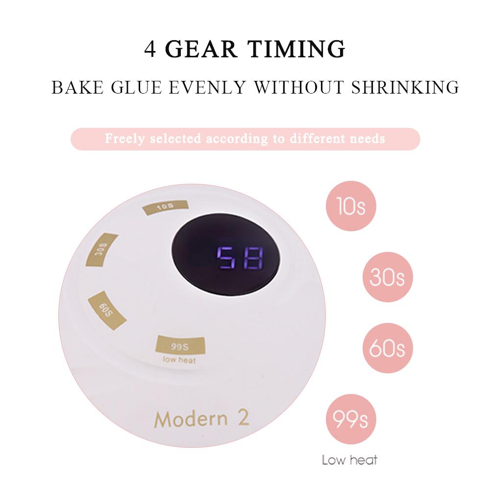 Lamp for Manicure 90W Nail Dryer Machine Quick Drying Curing UV Gel Varnish Nail Lamp with 45pcs Led Motion Sensing UV LED Lamp