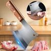 Verdicktes Klingen Fleischbeil Messer Edelstahl Handgeschmiedetes Metzger Messer Full Tang Knochenhackmesser für Zuhause Restaurant