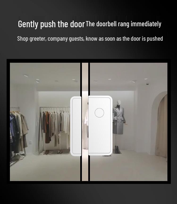 Wireless Multi-Functional Door & Window Alarm with Remote Control – Home Anti-Theft Magnetic Sensor