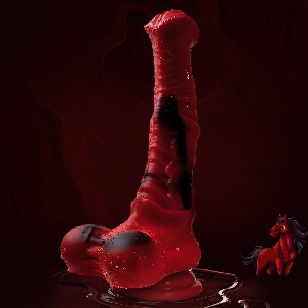 Realistic Animal Dildo - Extra Large Fake Penis for Women, Soft Liquid Silicone Fantasy Dildo, Adult Sex Toy for Pleasure