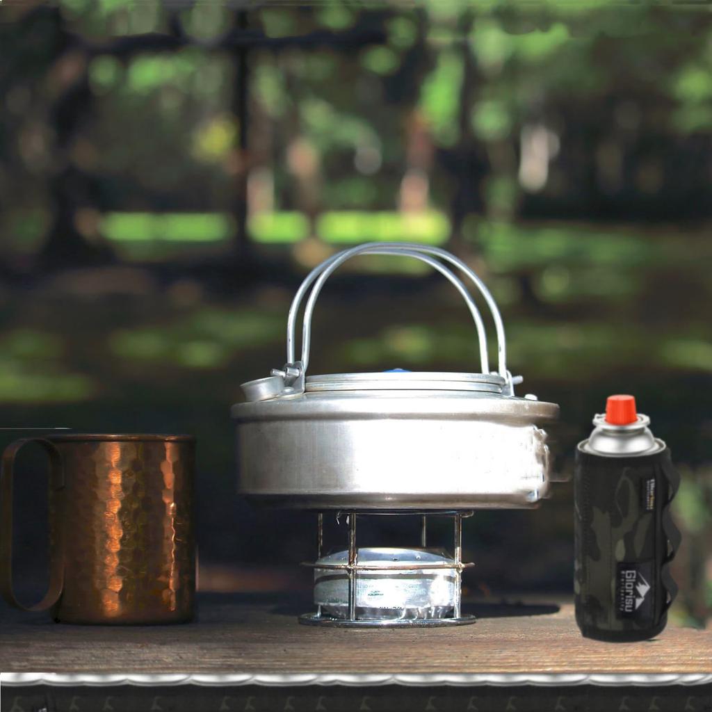 Glorisunity Pokrowiec na puszkę gazową Pokrowiec na puszkę CB Butla gazowa Plastikowa butelka Zbiornik na gaz Etui ochronne Torba do przechowywania butli z paliwem Kemping na świeżym powietrzu