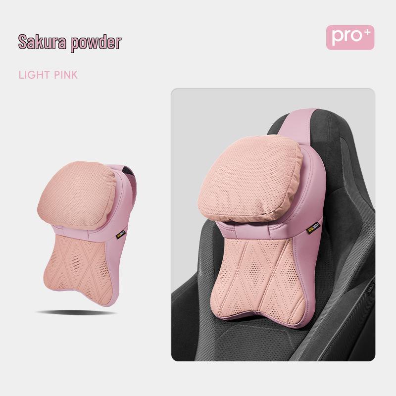 New Year Car Headrest: Aviation-Grade Neck Support Pillow & Memory Foam Backrest for Mercedes-Benz & BMW