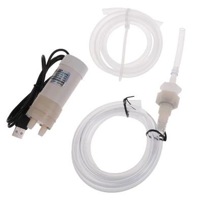 Neuer Fischbecken-Wasserwechsler 5V 2A Elektrische Absaugung Plus Ablassvorrichtung USB-Anschluss Kleiner Staubsauger Mini Leistungsstarke Elektrische Wasserpumpe