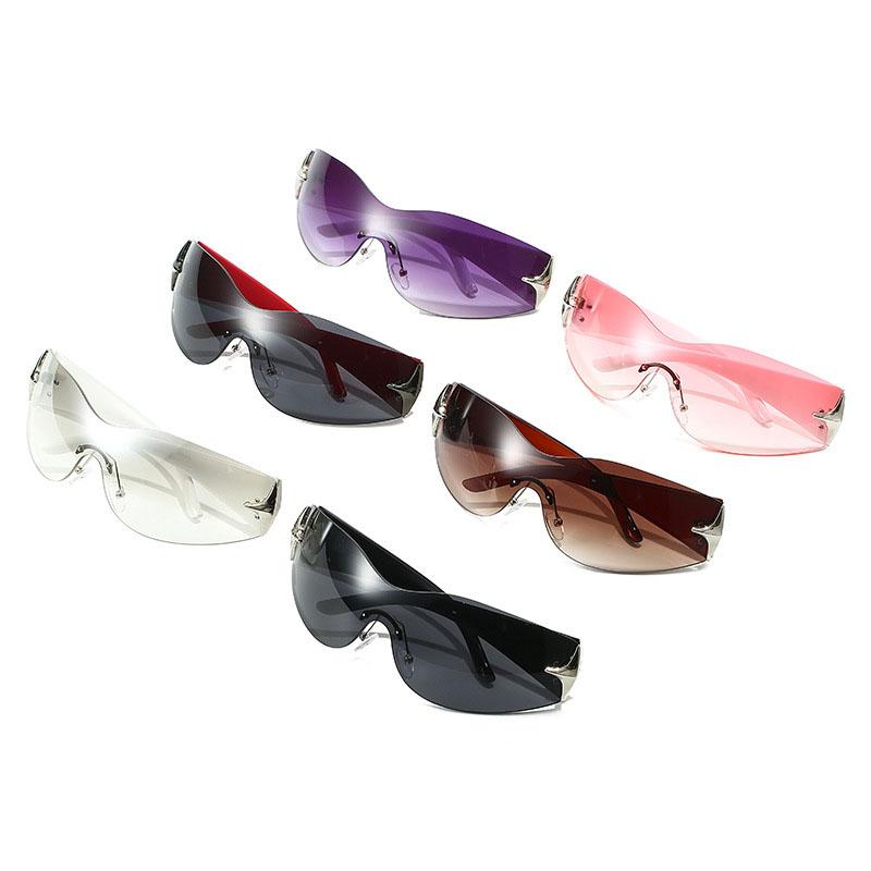 Fashion Stylish Sunglasses Women Punk Y2K Windproof UV Protection Women's Sun Glasses European American Men's Glasses