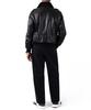 Strike Aviator Lambskin Bomber Jacket (Black)