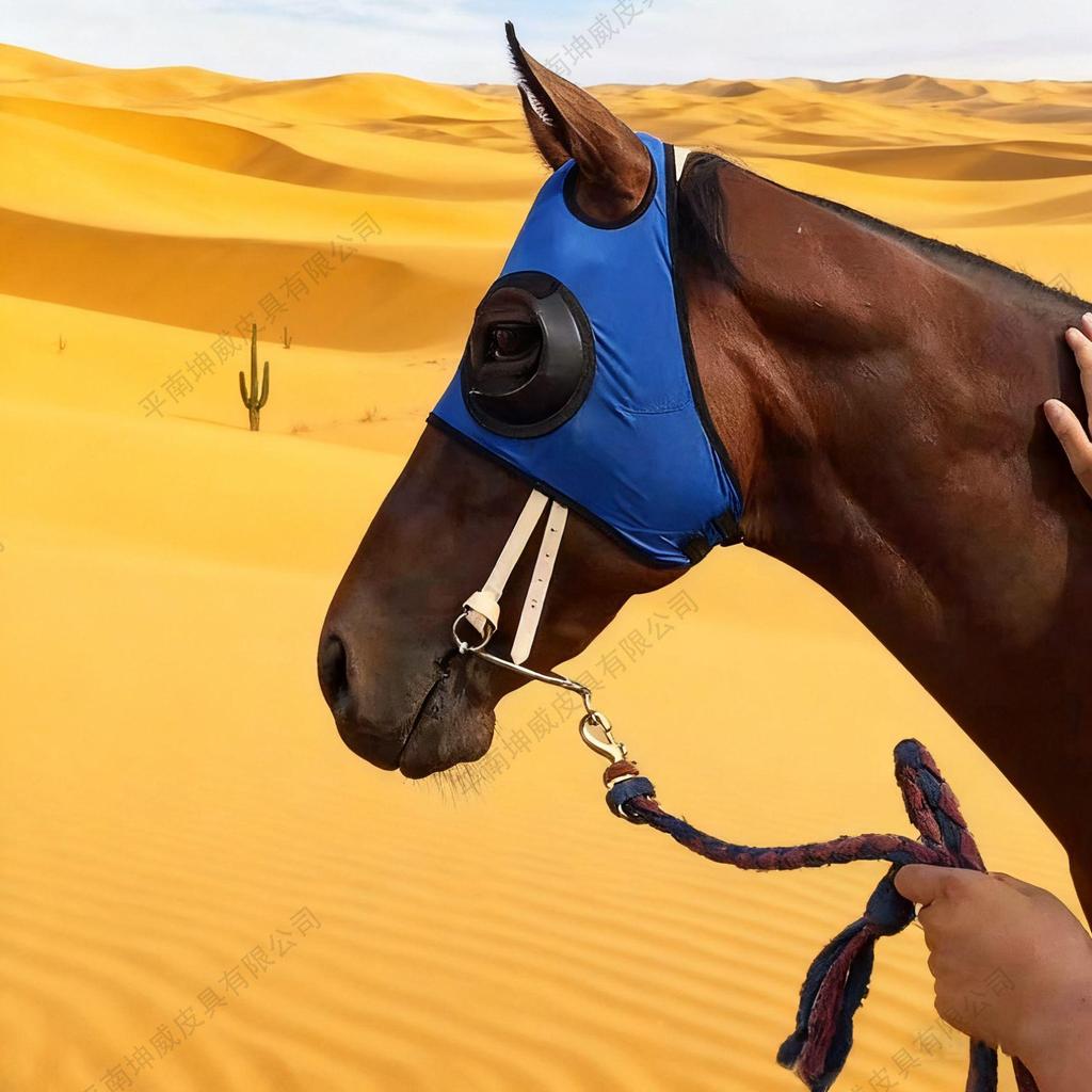 Windproof Breathable Horse Face Mask with Mesh Eye Protection