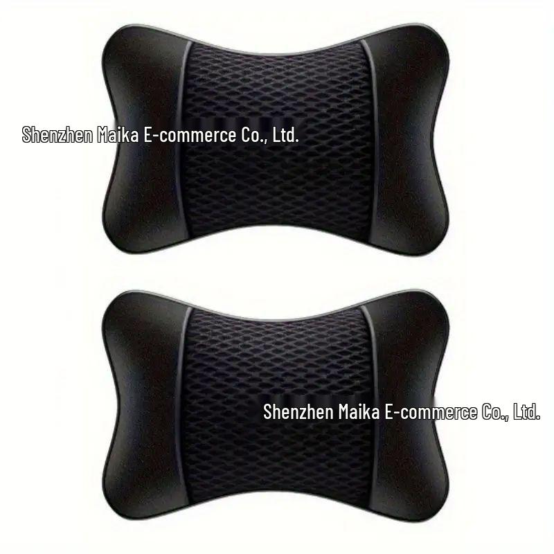 

Повношкіряна автомобільна подушка-підголівник для підтримки шиї з дихаючою сіткою та високопружним наповнювачем