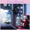 Christmas Snowflake Static Cling Window Decal Pvc For Holiday Decor Set Of Three