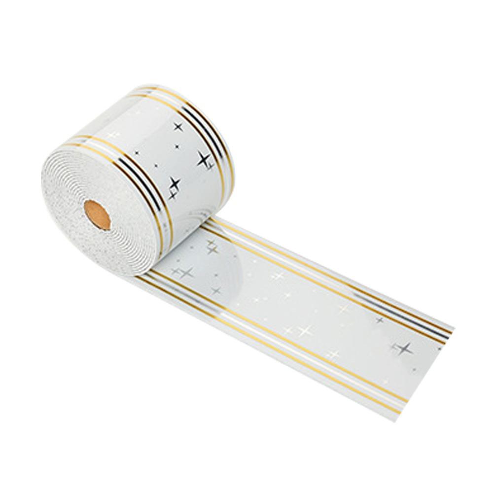 Thickening Foam Self-Adhesive Skirting Board Self-Adhesive Design PVC Material Waterproof Baseboard Marble Pattern
