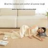 Wabi-Sabi Bamboo & Rattan Summer Floor Mat