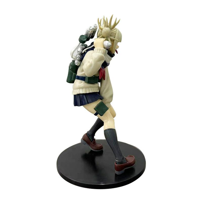 Anime Figure 17cmMy Hero Academia  Character Toya Himiko Cute Uniform Battle Version Action Figures Anime Collection Model Gift
