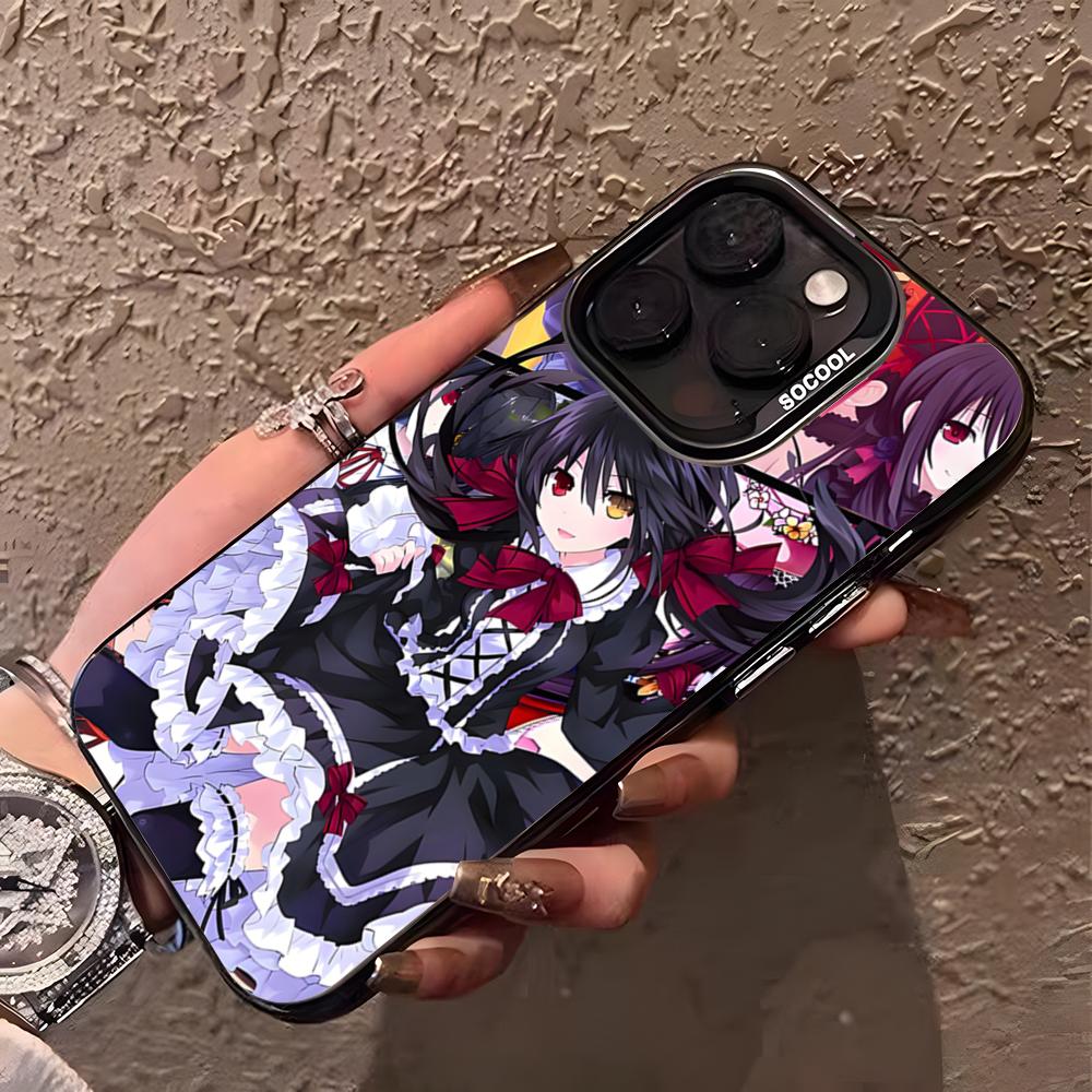 Anime Date A Live Tokisaki Kurumi Cute Phone Case For IPhone 17 Pro Max 16 15 14 13 11 12 Mini Xs Xr 8 Plus Se Color Silver Cove