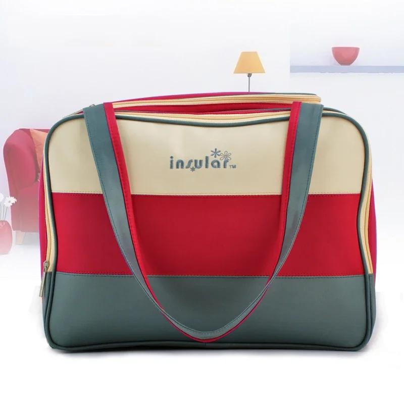 

Multifunction Mother Bag Baby Stroller Bag Waterproof Nappy Handbag Baby Changing Bags Diaper Mummy Maternity Bag красный