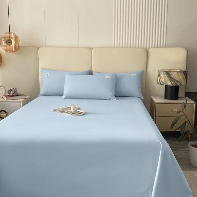 100% Cotton Fitted Sheet Brushed Fitted Sheet with Elastic Band Solid 1 Fitted Sheet Soft and Comfortable Mattress Cover Large