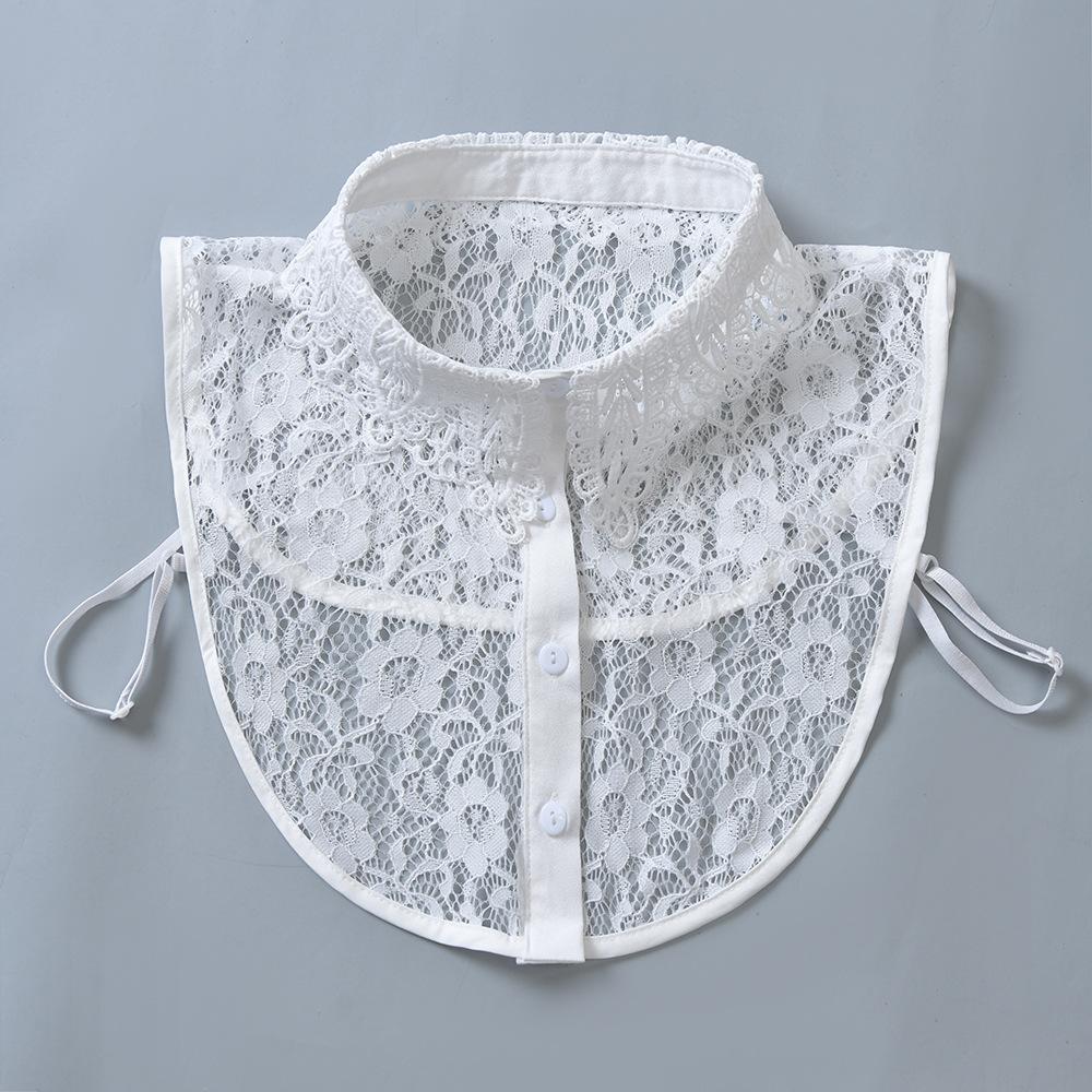 Small Floral Fake Collar, Spring And Autumn Versatile Shirt Fake Collar, Casual Sweater With Doll Collar Inside