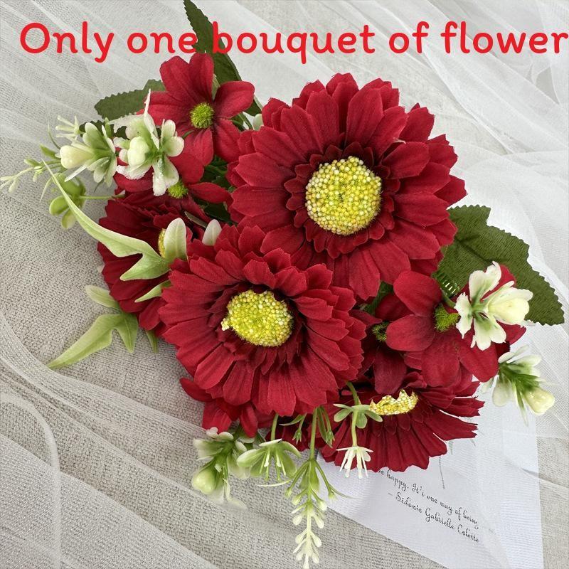 Chrysanthemum Fake Morifolium For Home Interior Table Wedding Photography And