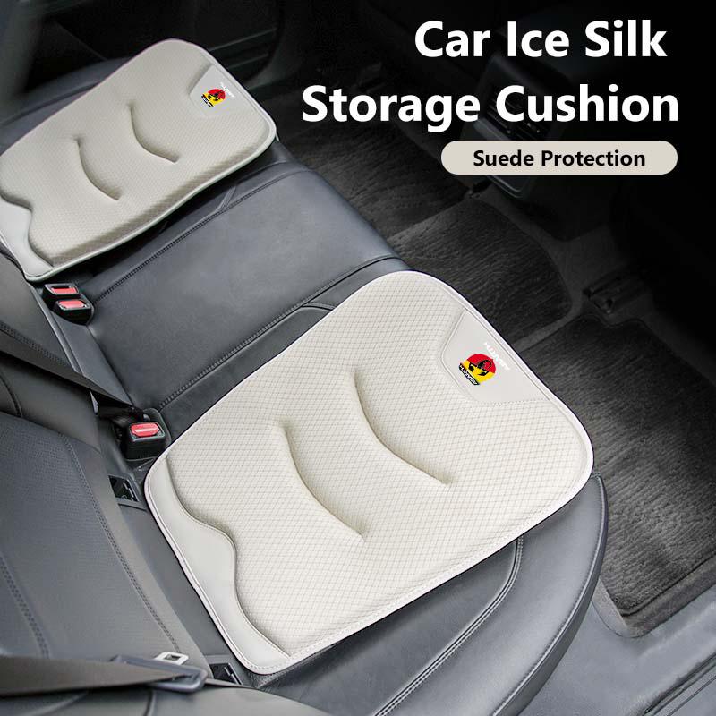 Ice Silk Car Seat Cover Ultrathin Cushion Rear Seat Protect Pad For Abarth FIAT 500 Ducato Stilo Palio UNO Astra Bravo Tipo