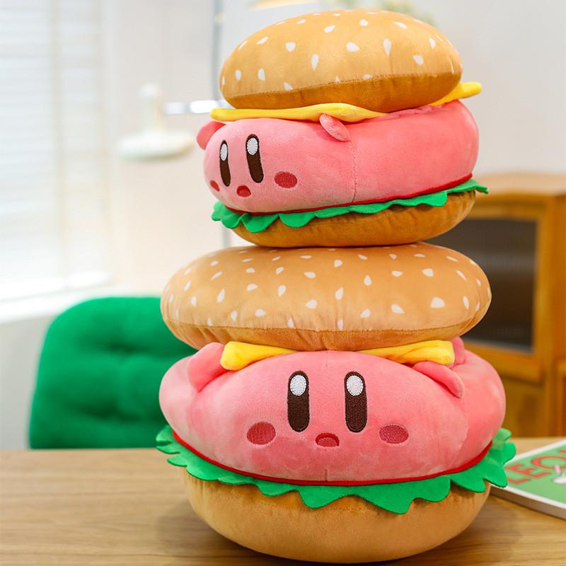 Kirby Water Crystal Plush Toy With Hamburger Shape For Kid Playroom And Gift