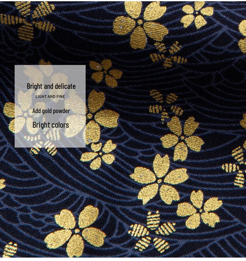 Baumwollstoff mit japanischem Glückskatzen-Druck für Cheongsam- und Hanfu-Kleidung