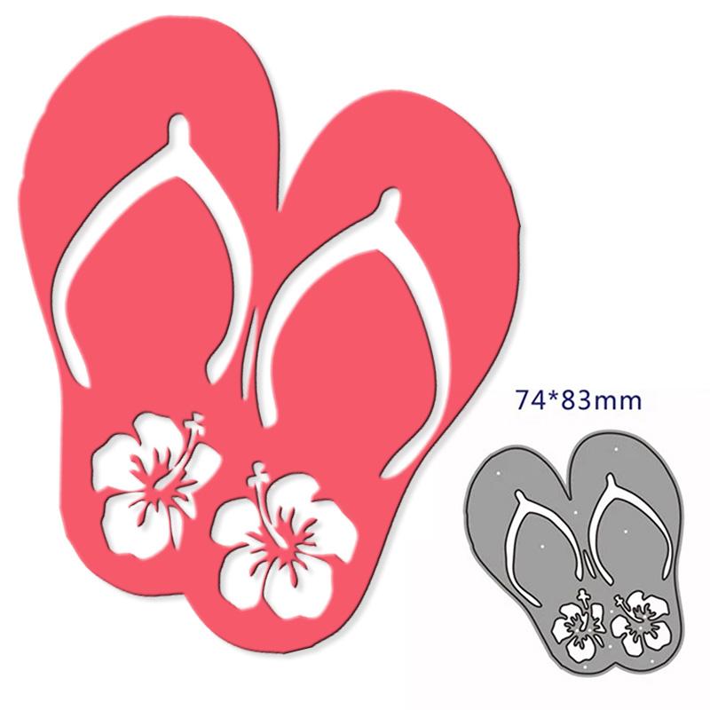 

Aidier шлепанцы металлические трафареты трафареты для скрапбукинга тиснение карты DIY