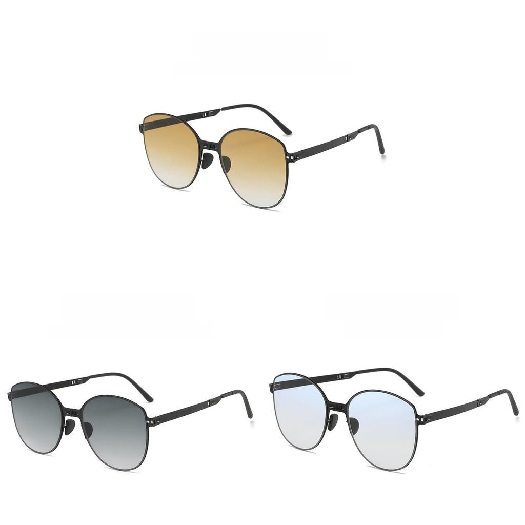 Fashion Oversized Foldable Sunglasses With Uv400 Protection For Travel And Outdoor Activities