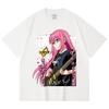 230 g/m² 100% bavlna Bocchi The Rock V4 Potisk Unisex T-shirt z těžké bavlny